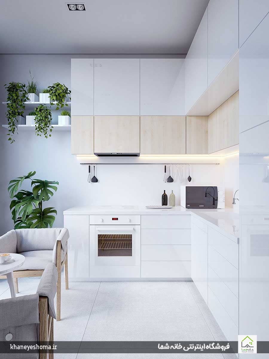 طراحی آشپزخانه مینیمال با هزینه محدود